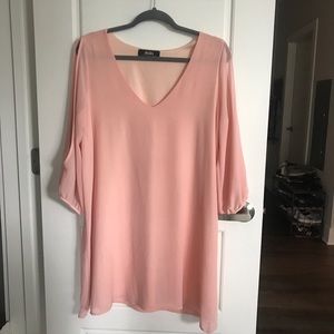 Lulu’s Blush Shift Dress